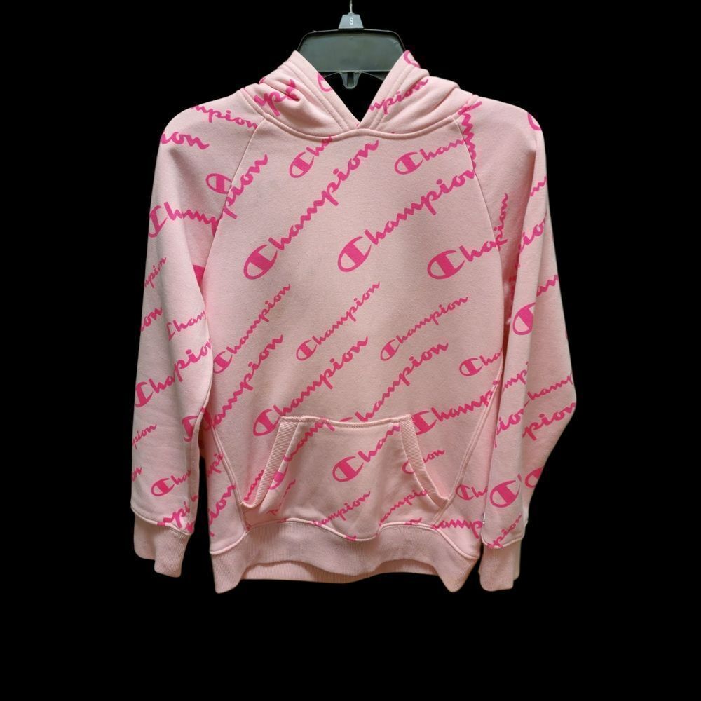 Girls Champion Logo Pullover Hoodie